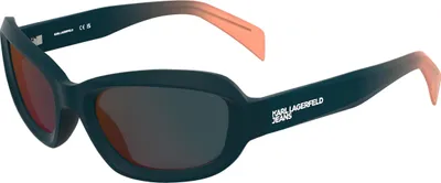 Image de KARL LAGERFELD KLJ6200S 427 PETROL/BRICK 57/21/140 Lunettes de soleil unies