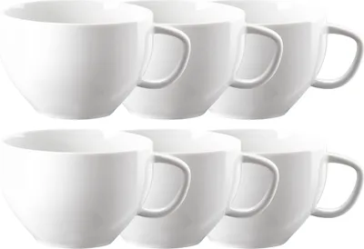 Produktbild von Rosenthal Junto weiss Cafe au Lait Obertasse 0,4 l Set6
