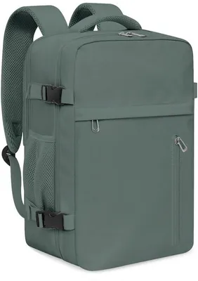 Zdjęcie produktu dla Plecak podręczny Unyqoos® o wymiarach 40x20x25 cm – kompaktowy i wszechstronny, wodoodporny, z przegrodą na laptopa, paskiem do mocowania do walizki na kółkach oraz zabezpieczeniem antykradzieżowym, przeznaczony do bagażu podręcznego w liniach lotniczych Ryanair i Easyjet
