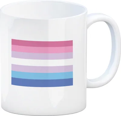 Produktbild von Bigender Flagge Gleichberechtigung Kaffeebecher