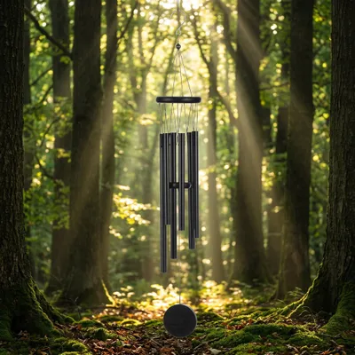 Produktbild von Windgong Metall, 70 cm, 6 Klangstäbe, für den Garten