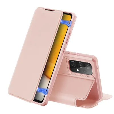 Produktbild von DUX DUCIS Skin X Holster Case Cover mit Flip für Samsung Galaxy A72 4G Rosa