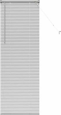Zdjęcie produktu dla Żaluzje listwowe vidaXL, srebrne, 175 x 60 cm, aluminium