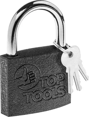 Zdjęcie produktu dla Top Tools Kłódka 50 mm, 3 klucze