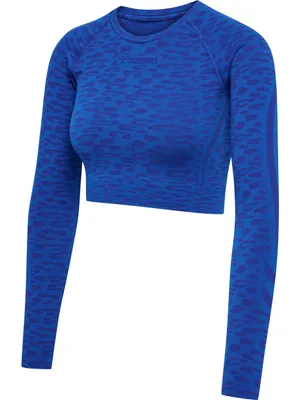 Produktbild von hmlMT LEO SEAMLESS CROP T-SHIRT L/S