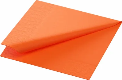 Image de Serviettes Duni Sun Orange 24x24cm 250 pcs. 1 paquet
