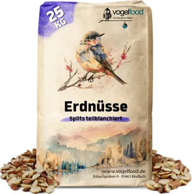 Produktbild von 25 kg Erdnusskerne Splits Teilblanchiert