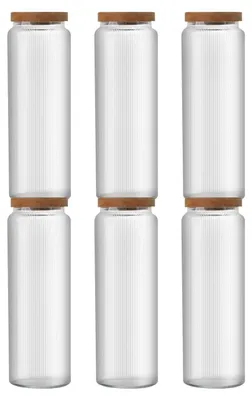 Zdjęcie produktu dla Zestaw 6 hermetycznych pojemników do przechowywania o pojemności 1500 ml