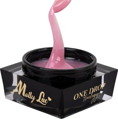 Image de MollyLac One Drop Tixology Mild Rose 5 g gel de construction thixotropique