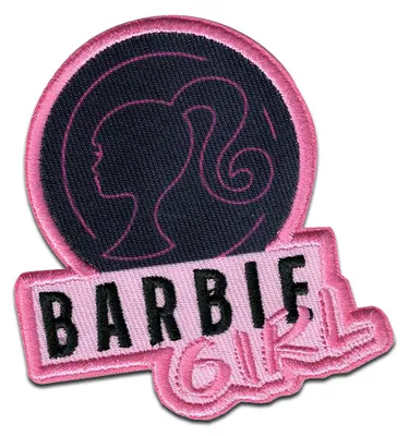 Obrázek produktu pro Comercial Mercera Barbie © Girl - nášivka, nažehlovací, nažehlovací, nášivka, nášivka, k nažehlení, velikost: 7 x 6,6 cm