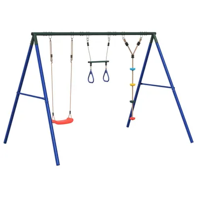 Immagine prodotto di Set Gioco da Esterno con Altalena Trapezio e Altalena a Disco