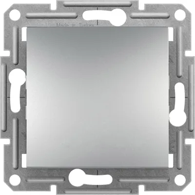 Image de Interrupteur coulissant Asfora en aluminium encastré