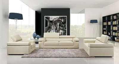 Produktbild von Sofa Couch Polster 3 Sitzer Leder Sofas Couchen Sitz Garnituren Design Club 8020