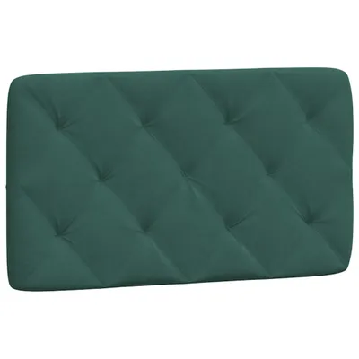 Obrázek produktu pro Polštář na čelo postele tmavě zelený 90 cm samet