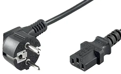 Image de shiverpeaks BASIC-S Câble électrique à contact de protection 3,0 m noir