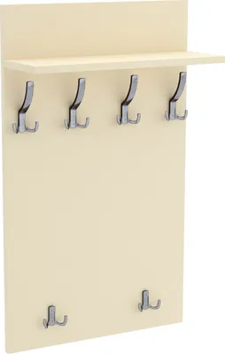 Obrázek produktu pro AKKE Vanilka Šatní panel MAXI - CHROM háčky ŠxV: 60x120 cm