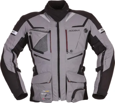 Produktbild von Modeka Panamericana Motorrad Textiljacke, grau/schwarz, S