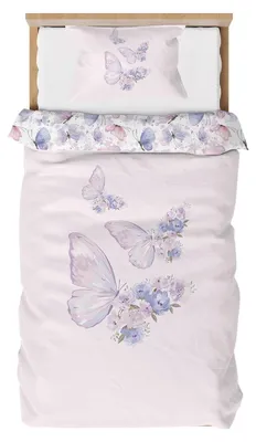 Productafbeelding van Papillon Dekbedovertrek 120 x 150 cm met Kussensloop
