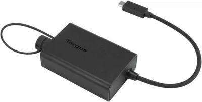Immagine prodotto di Adattatore multiplexer USB-C Targus - Adattatore USB - Da 24 pin USB-C (M) a USB Tipo A (W) - USB 3.0 - Nero