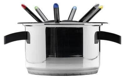 Produktbild von Berghoff Studio Party Fondue 1107387 Fondueset, Edelstahl, 20 cm Durchmesser, Induktionsherd-geeignet