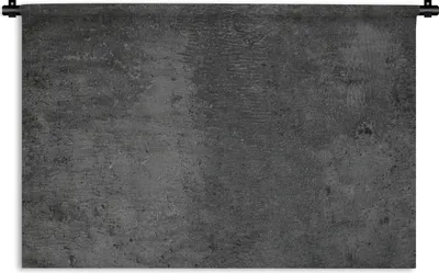 Produktbild von MuchoWow® Wandteppich Wandbehang Strukturiert - Beton - Grau - Industriell - Rustikal 120x80 cm Tapisserie Dekoration Wandtuch - Wanddekorationen - Wandtücher