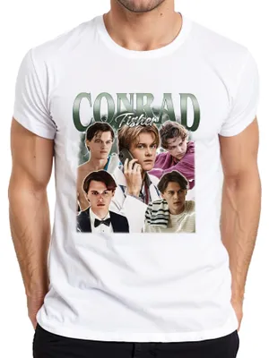 Productafbeelding van Conrad Fisher T-shirt voor heren, "90s Bootleg Summer I Turned Pretty", wit, maat M