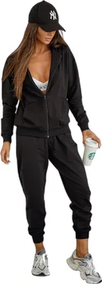 Immagine prodotto di Tuta da jogging da donna con cappuccio e pantaloni,  EU, nero S/36