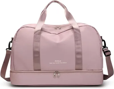 Productafbeelding van Nylon Sporttas voor Dames en Heren - Grote Duffle Bag voor Weekend en Fitness - Lichtgewicht en Waterdicht