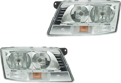 Image de Jeu de phares principaux gauche 24 V H7/H7 PY21W halogène HELLA pour MAN TGS, entre autres