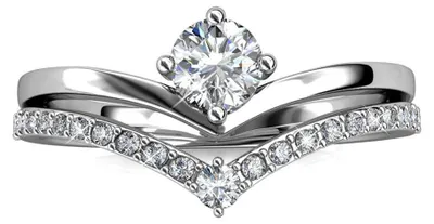 Obrázok produktu pre Zinnia Ring s 24 kryštálmi