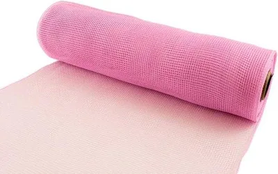 Image de Filet décoratif rose, 25 cm x 9,1 m