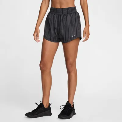 Produktbild von Nike W Nk One Df Hr 3In Br Aop Anthracite/White Anthracite/White L