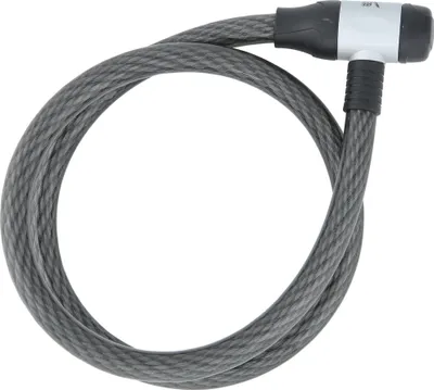 Image de Point Antivol à câble blindé PK96 L 120 cm D 18 mm argent