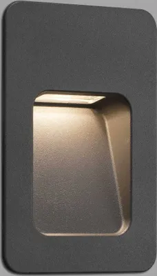 Produktbild von Faro 70399, Außen-Bodenbeleuchtung, Dunkles Grau, Aluminium, IP44, II, 2,9 W
