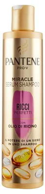 Produktbild von Pantene Pro-V Professionelles Shampoo für lockiges Haar, Miracle Serum, Keratin-Schutz-Shampoo für lockiges Haar, krauses Haar, Kräuselungen, verleiht perfekte Locken, 250 ml