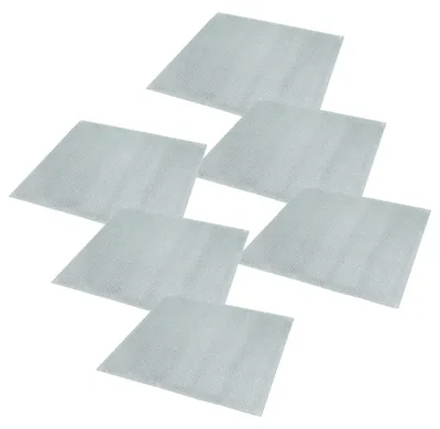 Produktbild von vhbw 6x Filter Metallfettfilter kompatibel mit Neff Z5322X105, Z5322X101, Z5322X100 Dunstabzugshaube, Metall