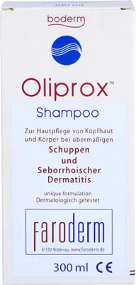 Image de Oliprox Shampoo CE contre les pellicules et les dermatoses séborrhéiques. Solution de 300 ml