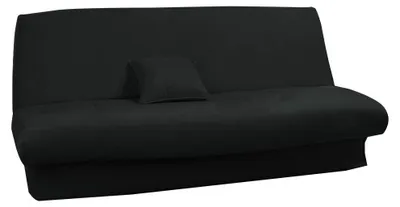 Schlafsofa-Bezug, ausziehbar, 120–140 cm, 180–200 cm, schwarz