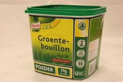 Produktbild von Knorr Groentebouillon Poeder 1000g Dose (Gemüsebrühe Pulver)