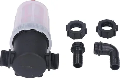 Imagen del producto de Filtros para pulverizadores agrícolas: filtro de 50 mallas, resistente a la corrosión, y filtro de entrada para manguera de jardín, compatible con equipos agrícolas y de jardinería, con conexión de 19 mm (G1/2)