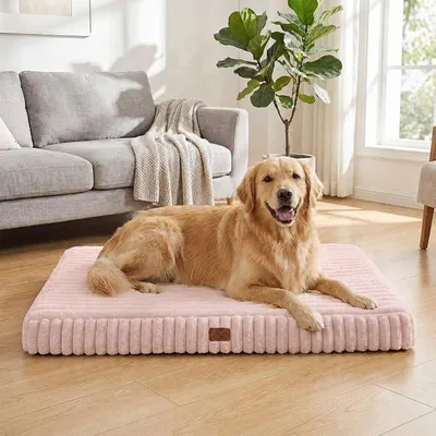 Imagen del producto de Cama ortopédica para perros de tamaño mediano, impermeable, lavable, cama para mascotas para jaulas