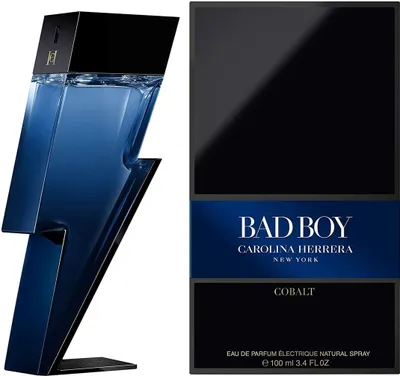 Zdjęcie produktu dla Carolina Herrera Bad Boy Cobalt, Mężczyźni, 100 ml, Butelka jednorazowa, Perfumy w płynie, Lawenda, Różowy pieprz, Geranium, Śliwkowy