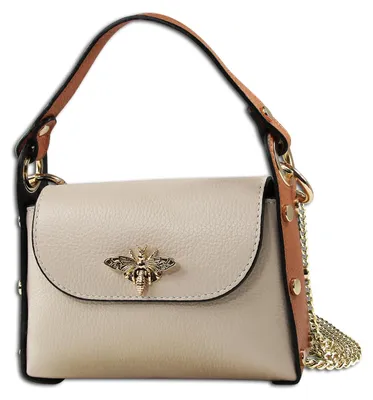 Immagine prodotto di Toscanto borsa in pelle a tracolla beige tan OTT831UIC