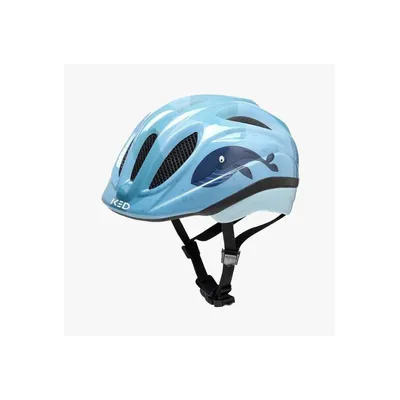 Obrázok produktu pre Detská cyklistická prilba KED Meggy II Trend I Sieťka proti hmyzu Integrované LED zadné svetlo Technológia maxSHELL Farba: whale glossy Veľkosť: 46-51 (S)