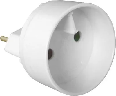 Image de Adaptateur Mâle 6a En Femelle 16a Blanc - Zenitech