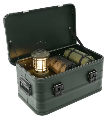 Produktbild von 30-Liter-Aluminium-Aufbewahrungsbox mit Deckel