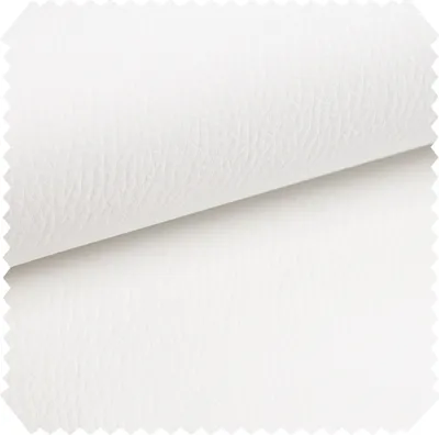 Produktbild von novely® DONAU Weiches Kunstleder - Polsterstoff mit natürlicher Narbung - Möbelstoff im Echtleder-Look - Pflegeleichte Meterware 1lfm - Farbe: 20 Weiß