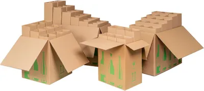 Produktbild von Flaschenversandkarton EcoLine (Wein) 6er - Kaufland - 10 Stück