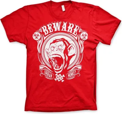 Produktbild von Urban Monkey T-Shirt - XX-Large - Red