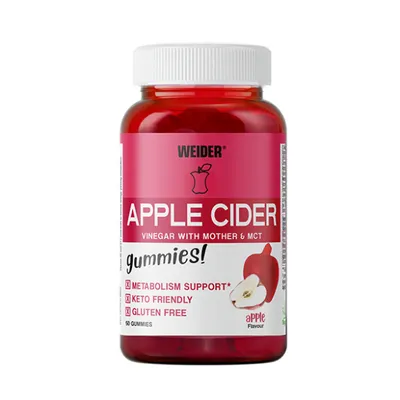 Produktbild von Weider Apple Cider Vinegar Gummies (50) Apple - Vitamine, Mineralien & Gesundheit - Vitamine & Mineralien-Komplex